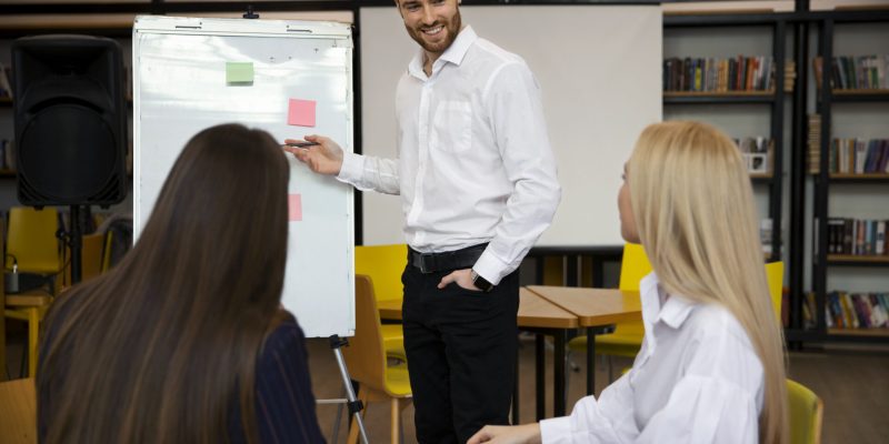 close-up-young-business-person-doing-internship